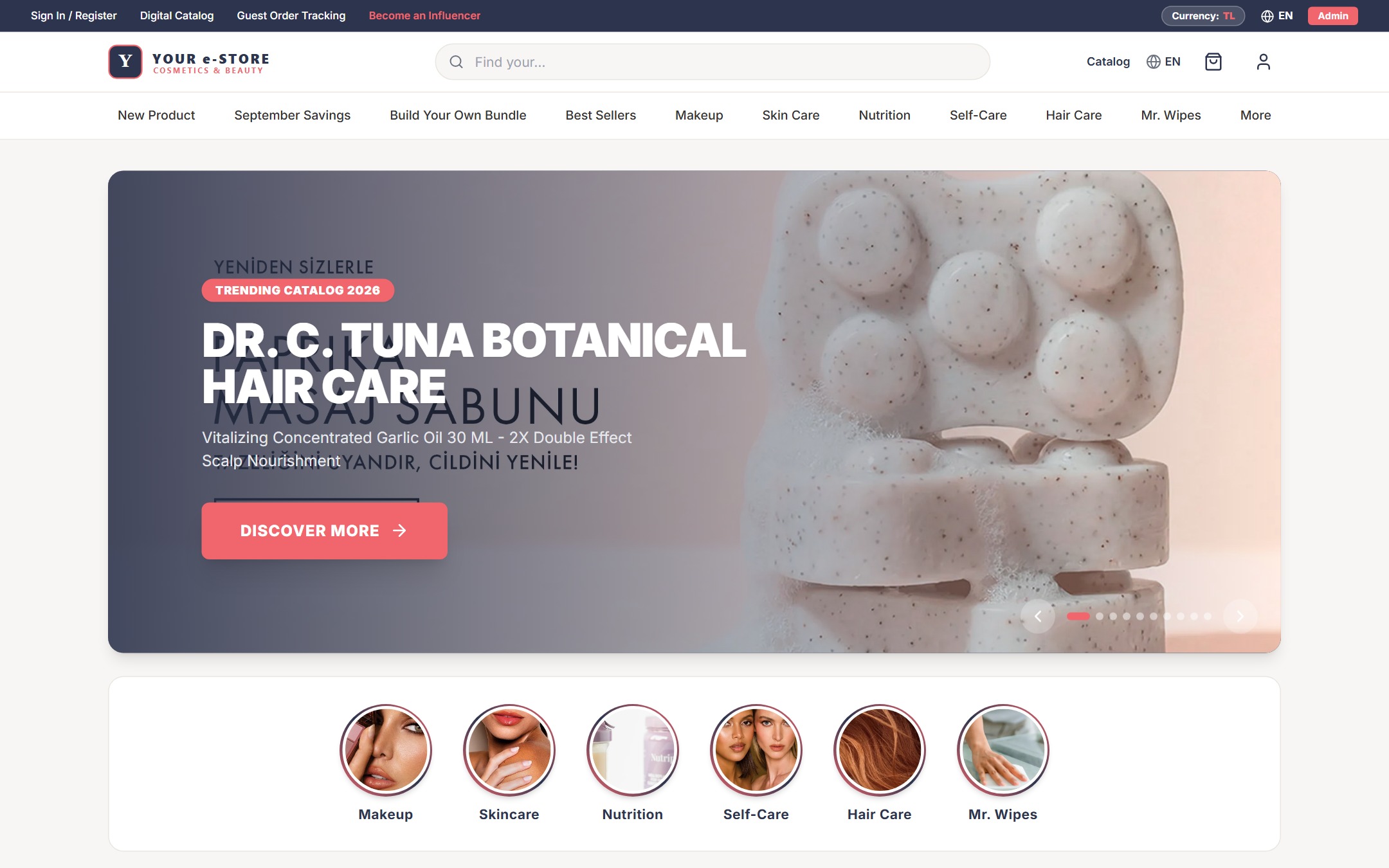 Beauty, Makeup & Cosmetics E-Store preview